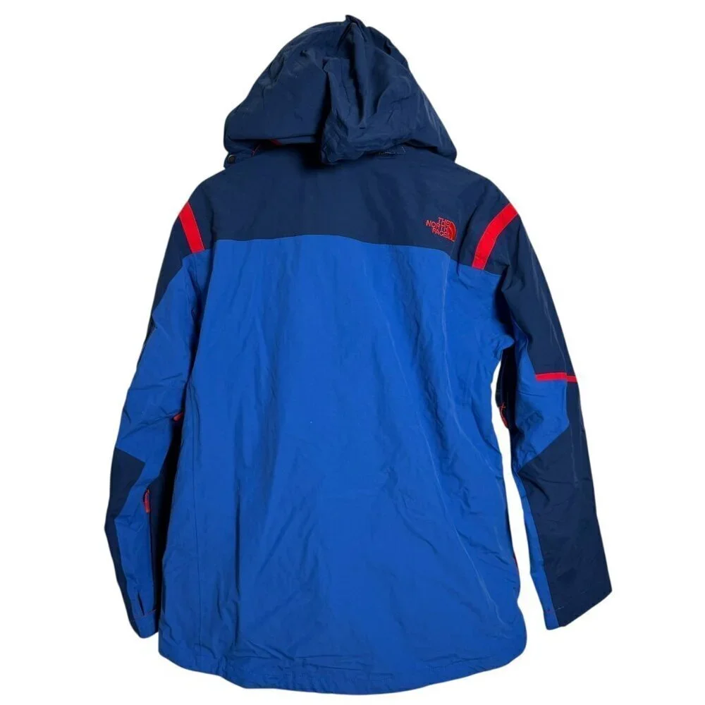 Men's The North Face Triclimate Jacket mens size Medium Blue Red ski snow
